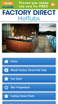 Mobile Screenshot of factorydirecthottub.com
